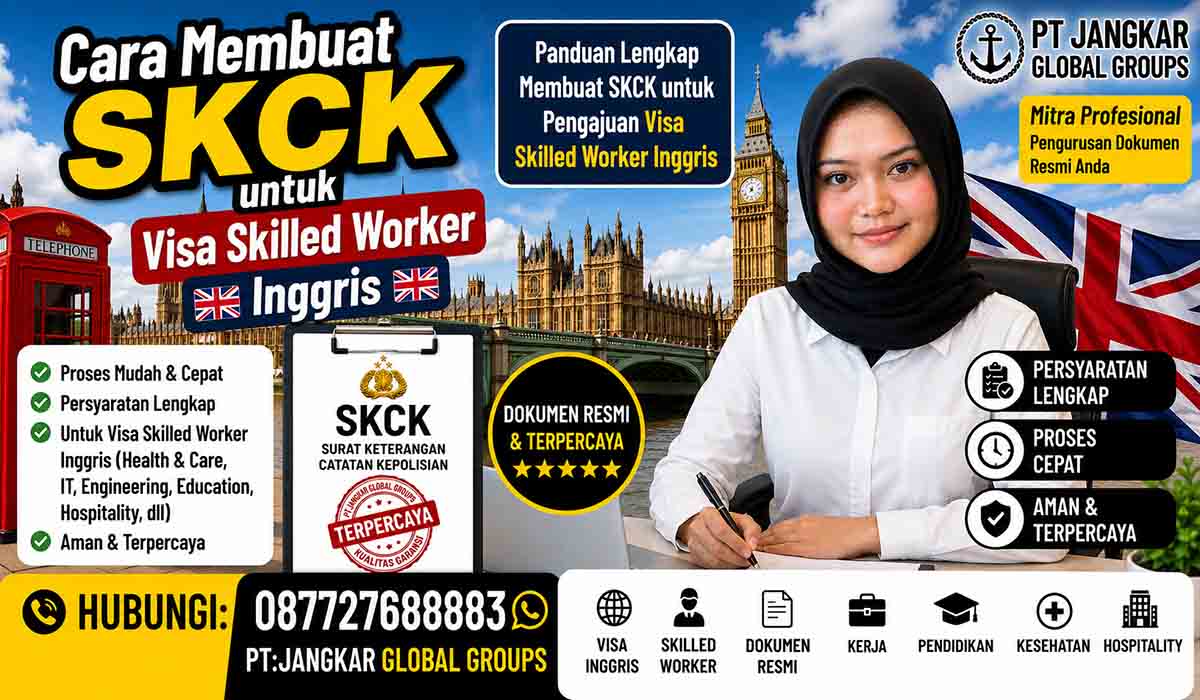 Cara Membuat SKCK untuk Visa Skilled Worker Inggris
