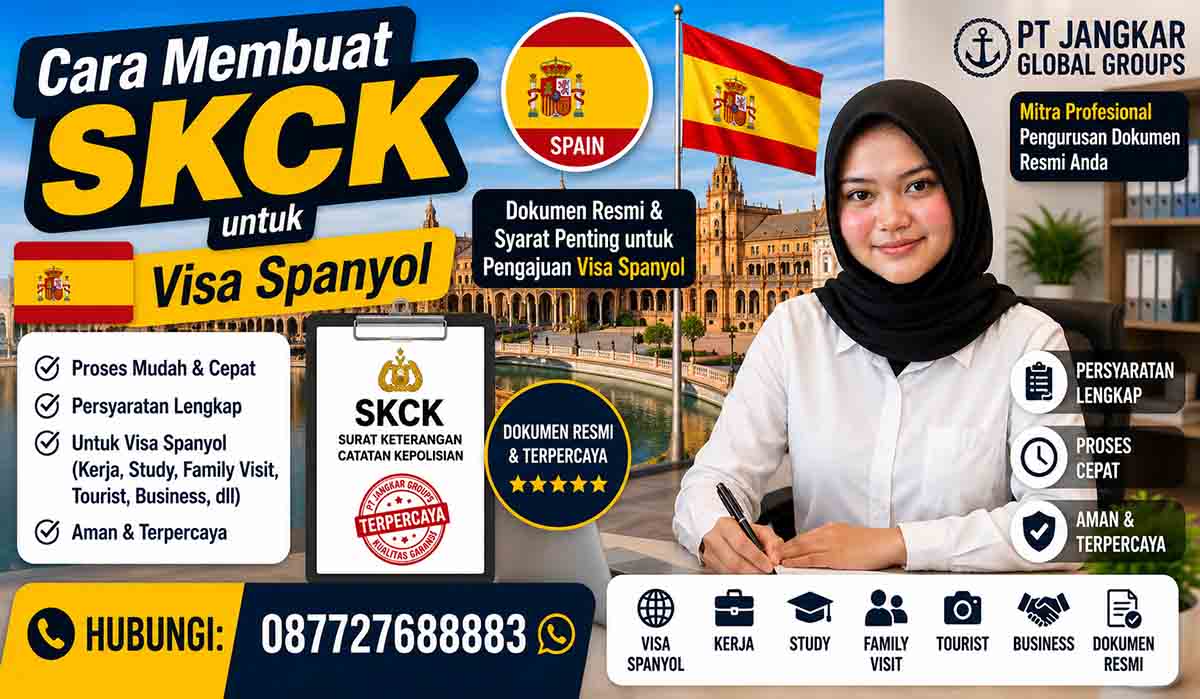 Cara Membuat SKCK untuk Visa Spanyol