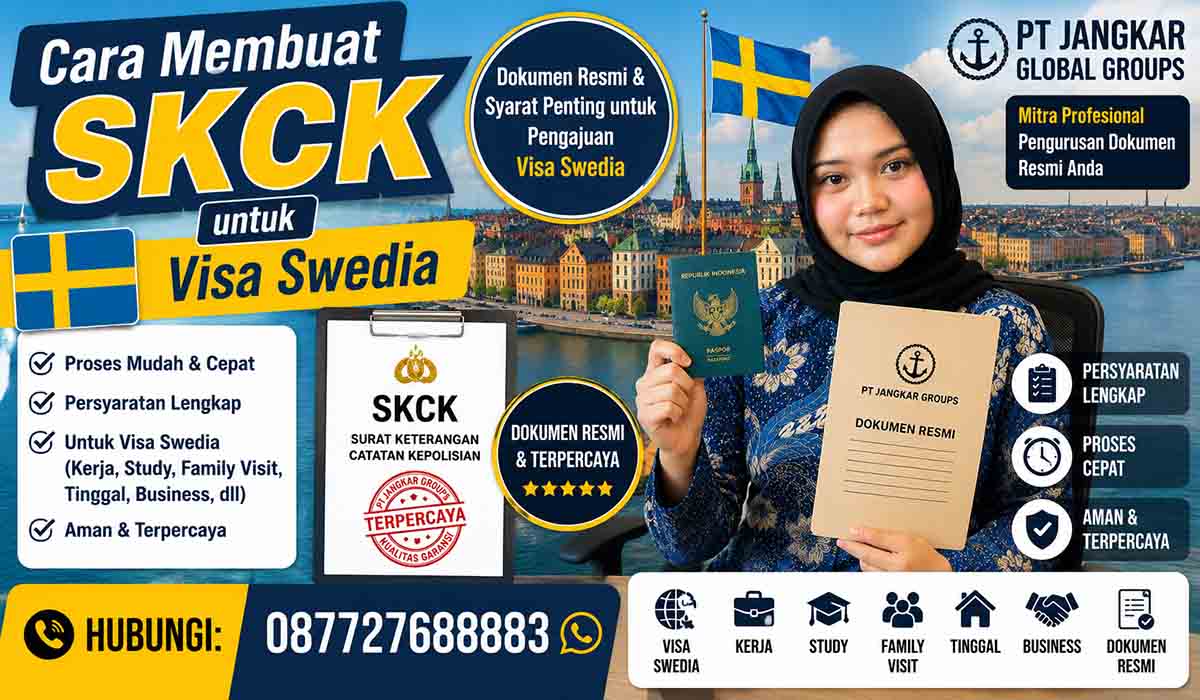 Cara Membuat SKCK untuk Visa Swedia