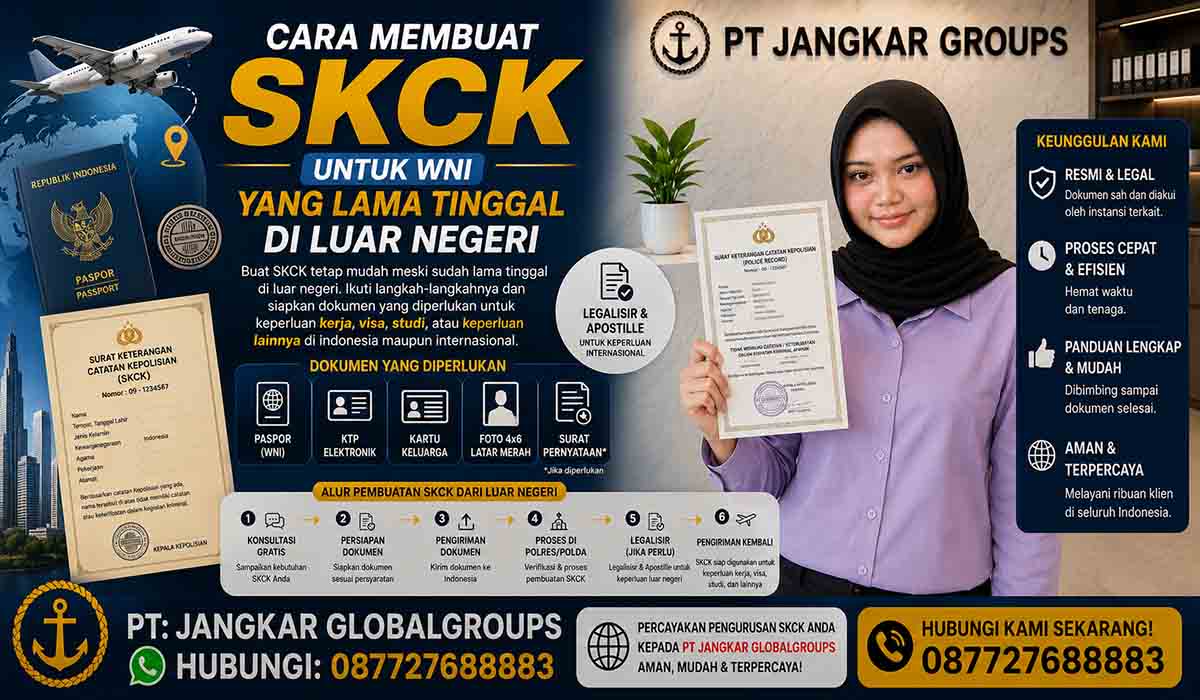 Cara Membuat SKCK untuk WNI yang Lama Tinggal di Luar Negeri