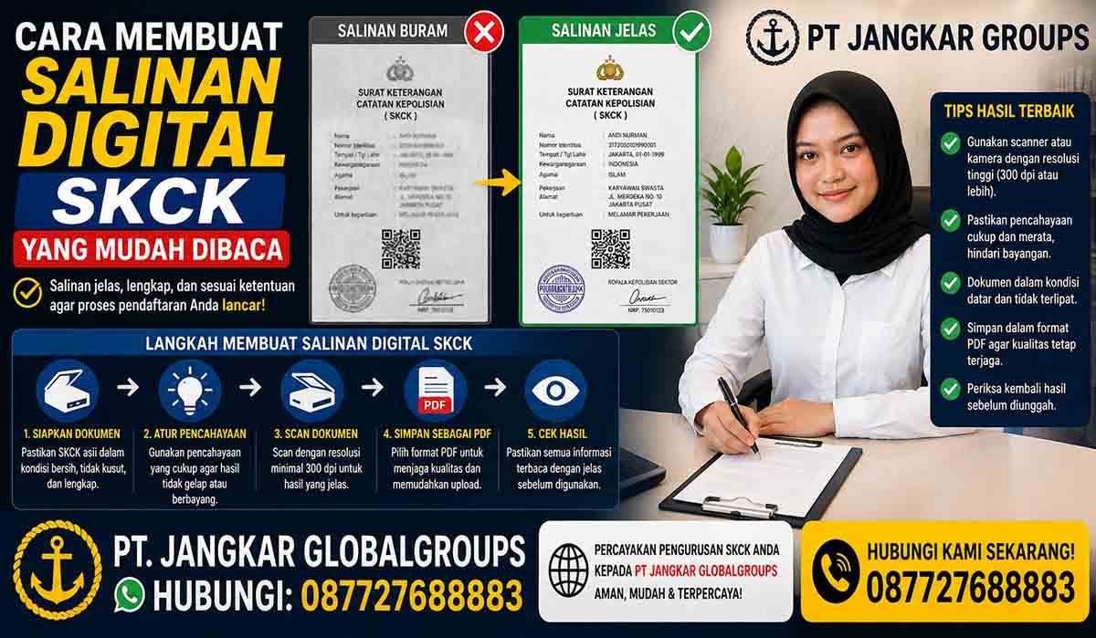 Cara Membuat Salinan Digital SKCK yang Mudah Dibaca