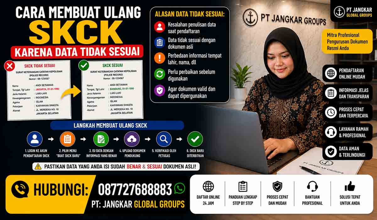 Cara Membuat Ulang SKCK karena Data Tidak Sesuai