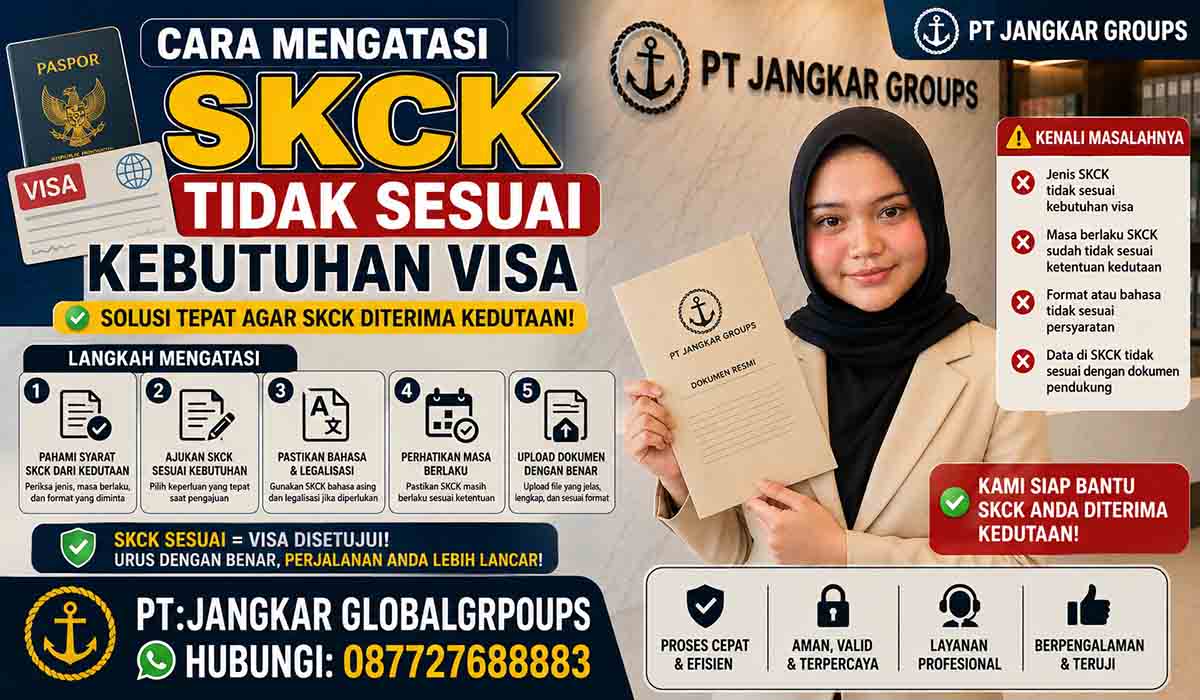 Cara Mengatasi SKCK Tidak Sesuai Kebutuhan Visa