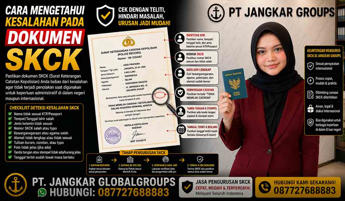 Cara Mengetahui Kesalahan pada Dokumen SKCK