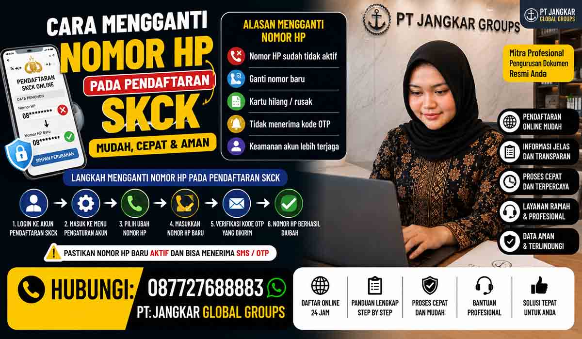 Cara Mengganti Nomor HP pada Pendaftaran SKCK