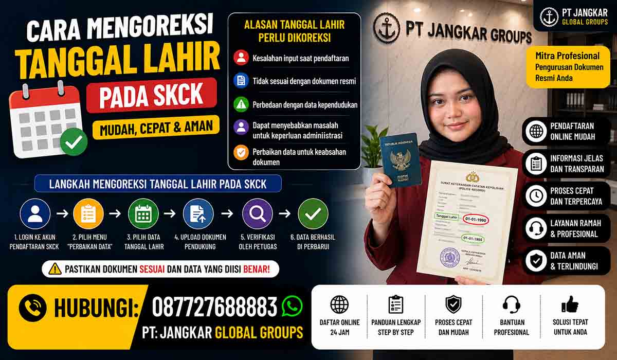 Cara Mengoreksi Tanggal Lahir pada SKCK