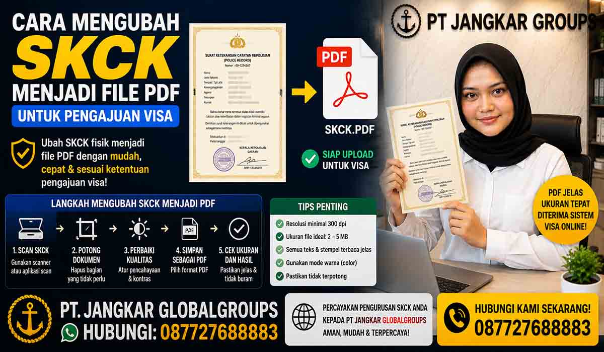 Cara Mengubah SKCK Menjadi File PDF untuk Pengajuan Visa