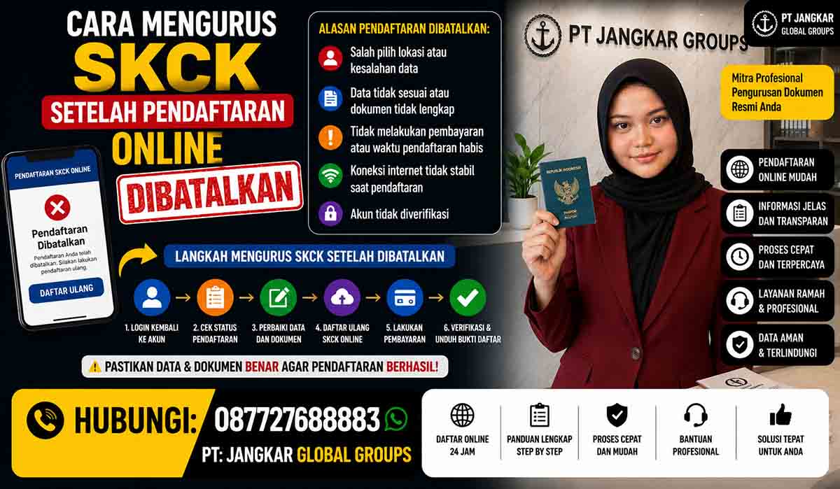 Cara Mengurus SKCK Setelah Pendaftaran Online Dibatalkan