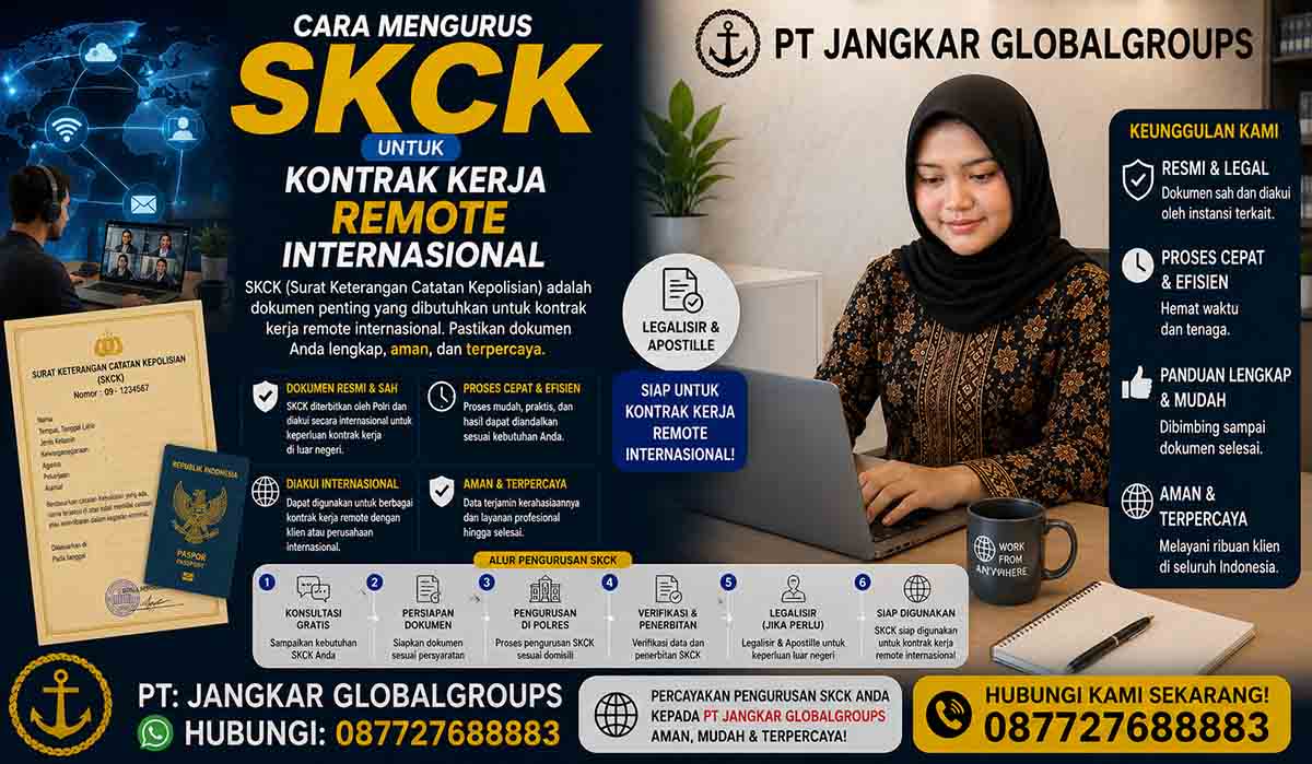 Cara Mengurus SKCK untuk Kontrak Kerja Remote Internasional