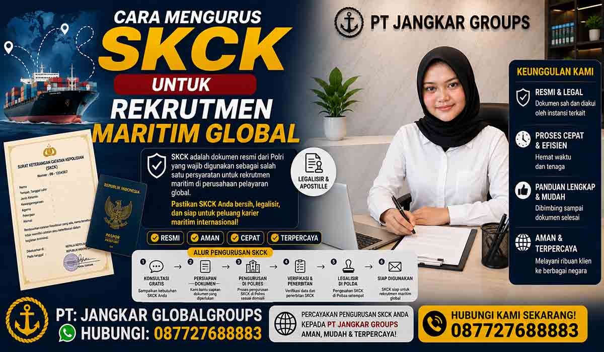 Cara Mengurus SKCK untuk Rekrutmen Maritim Global