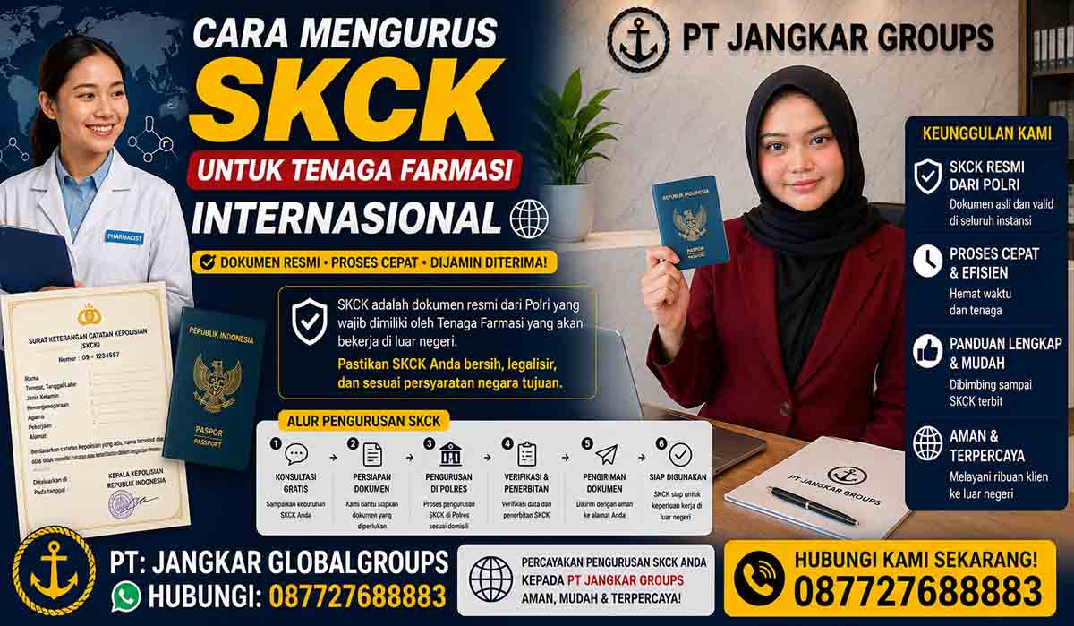 Cara Mengurus SKCK untuk Tenaga Farmasi Internasional