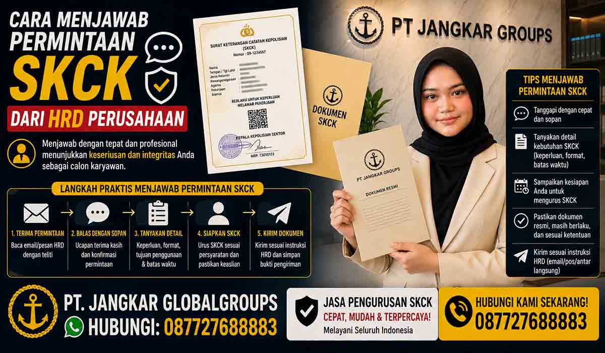 Cara Menjawab Permintaan SKCK dari HRD Perusahaan