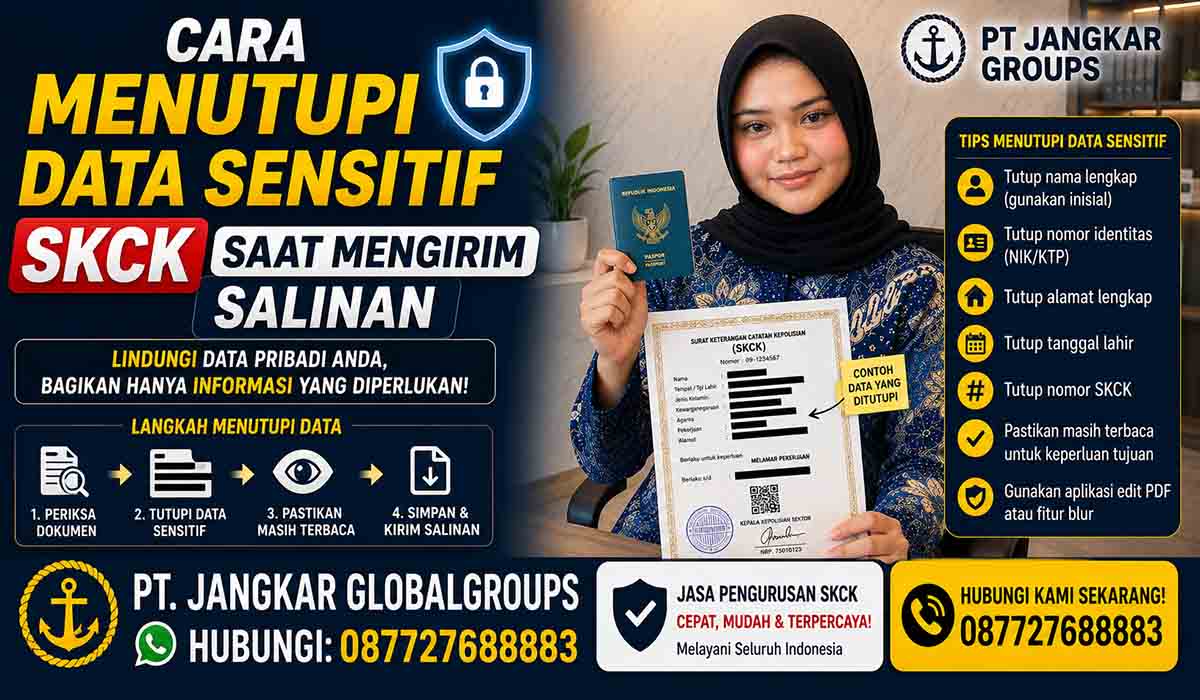 Cara Menutupi Data Sensitif SKCK Saat Mengirim Salinan