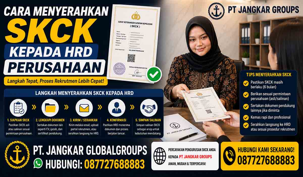 Cara Menyerahkan SKCK kepada HRD Perusahaan