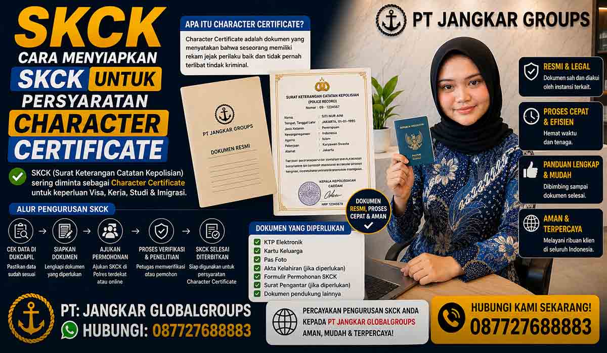 Cara Menyiapkan SKCK untuk Persyaratan Character Certificate