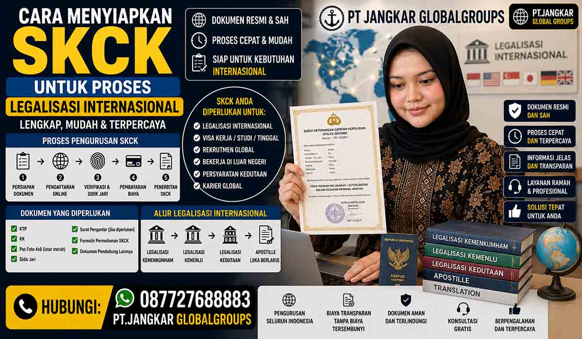 Cara Menyiapkan SKCK untuk Proses Legalisasi Internasional