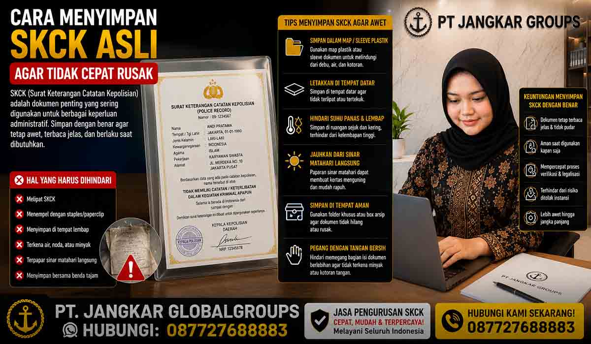 Cara Menyimpan SKCK Asli agar Tidak Cepat Rusak