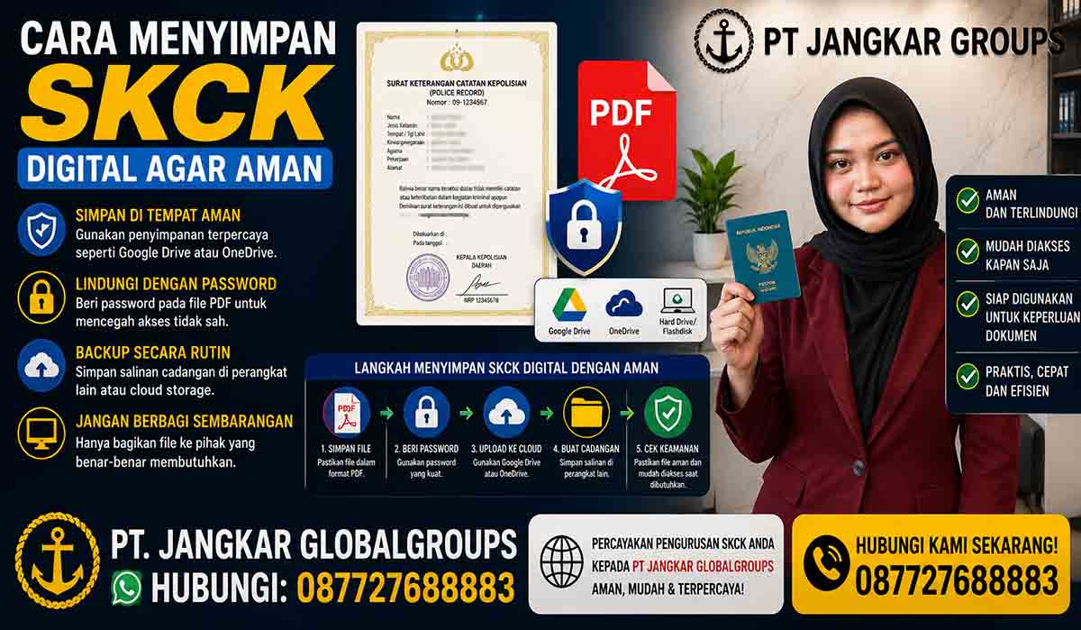 Cara Menyimpan SKCK Digital agar Aman