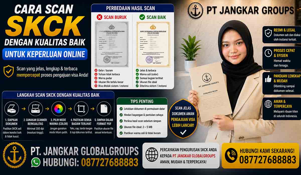 Cara Scan SKCK dengan Kualitas Baik untuk Keperluan Online
