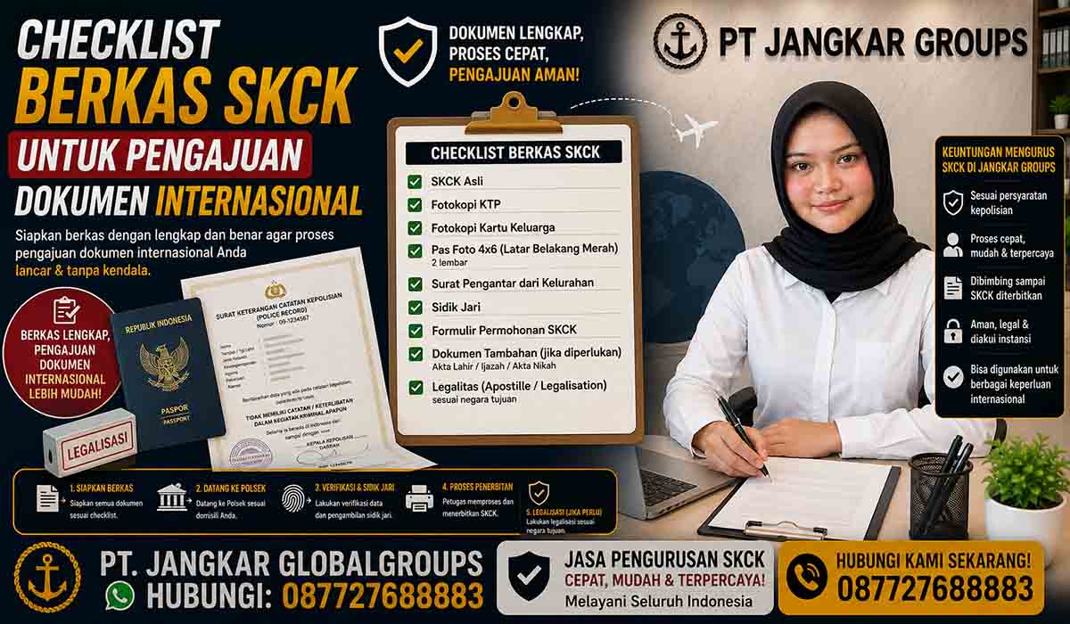 Checklist Berkas SKCK untuk Pengajuan Dokumen Internasional