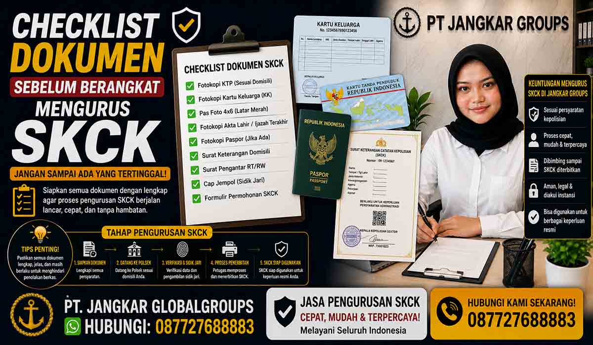 Checklist Dokumen Sebelum Berangkat Mengurus SKCK