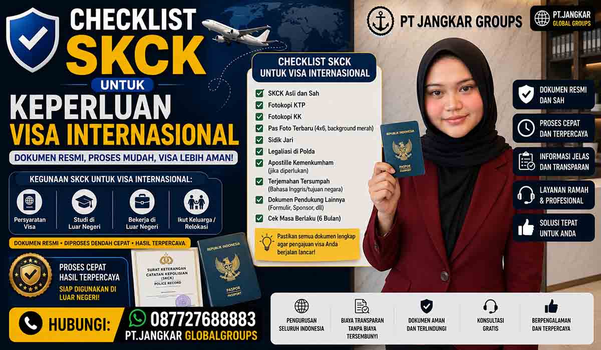 Checklist SKCK untuk Keperluan Visa Internasional