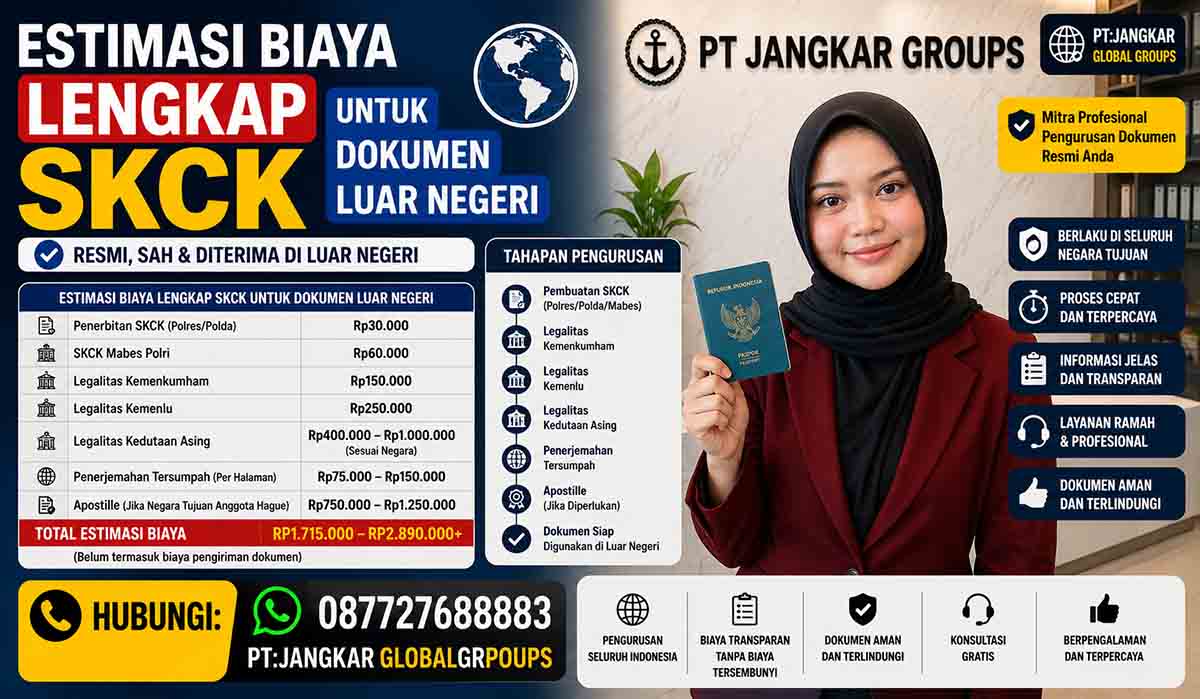 Estimasi Biaya Lengkap SKCK untuk Dokumen Luar Negeri