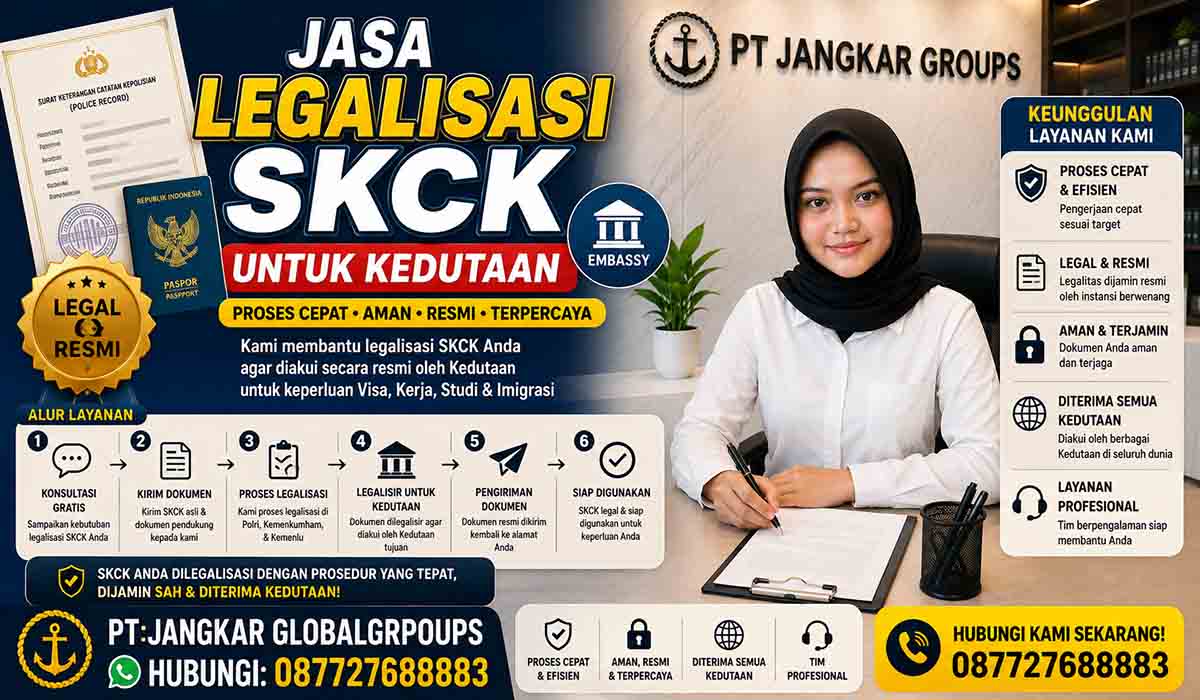 Jasa Legalisasi SKCK untuk Kedutaan