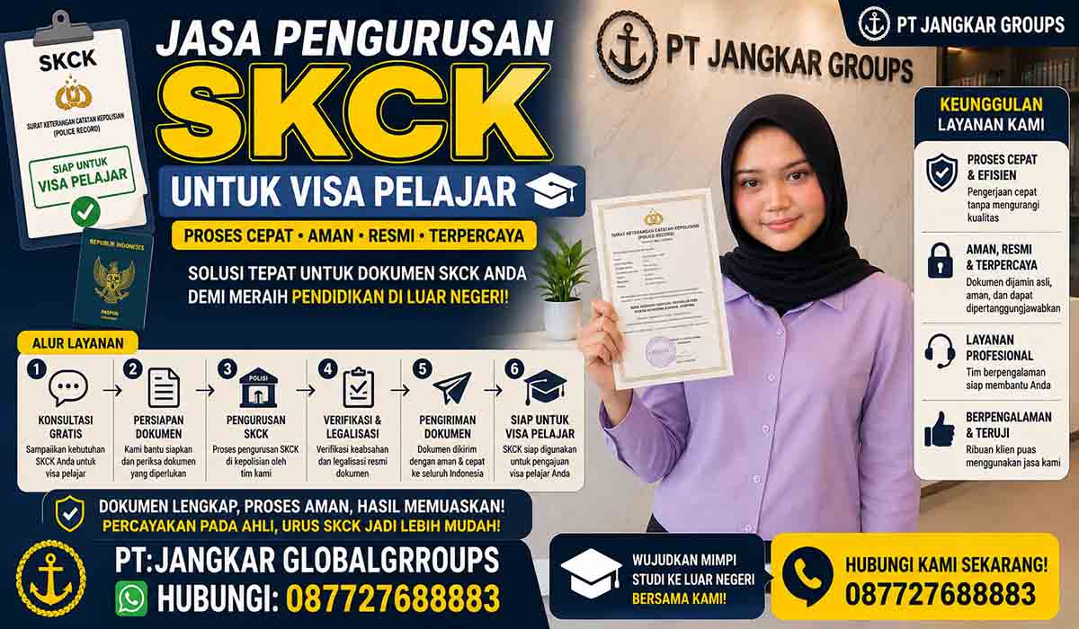 Jasa Pengurusan SKCK untuk Visa Pelajar