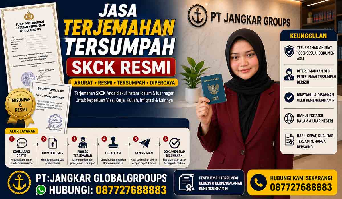 Jasa Terjemahan Tersumpah SKCK Resmi