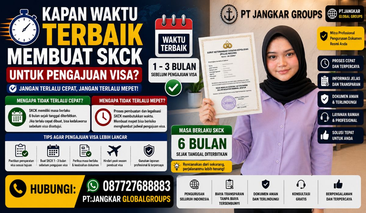 Kapan Harus Membuat SKCK Sebelum Berangkat ke Luar Negeri?