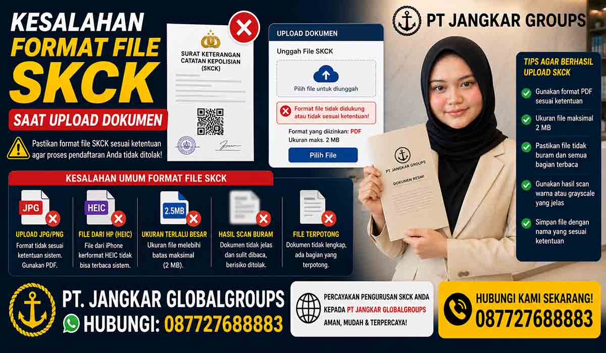 Kesalahan Format File SKCK Saat Upload Dokumen