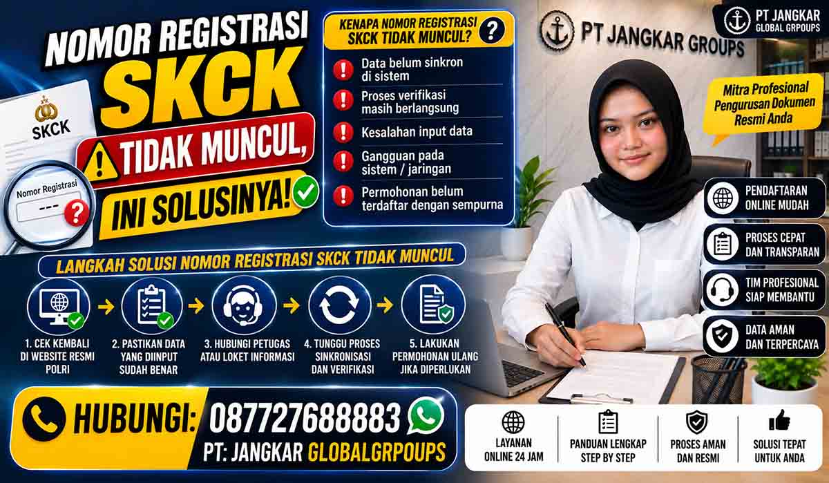Nomor Registrasi SKCK Tidak Muncul, Ini Solusinya