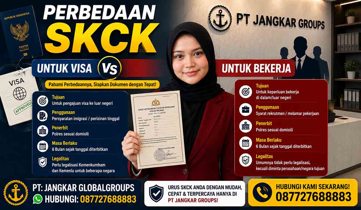 Perbedaan SKCK untuk Visa dan SKCK untuk Bekerja