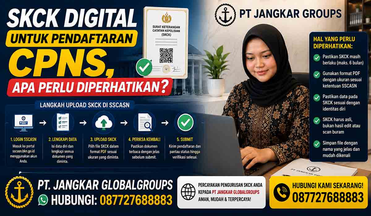 SKCK Digital untuk Pendaftaran CPNS, Apa Perlu Diperhatikan?