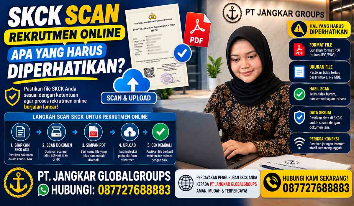 SKCK Scan Rekrutmen Online, Apa yang Harus Diperhatikan?