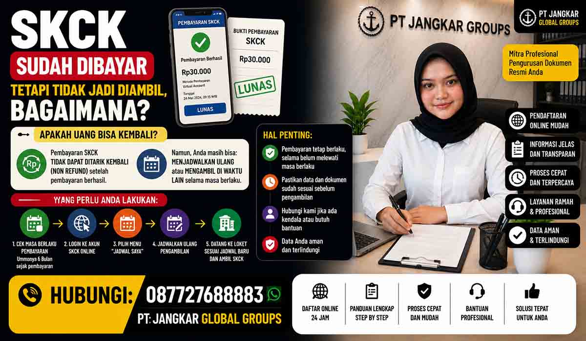 SKCK Sudah Dibayar tetapi Tidak Jadi Diambil, Bagaimana?