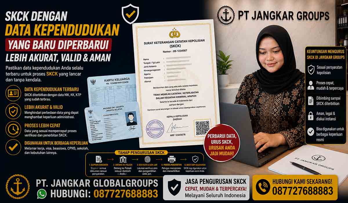 SKCK dengan Data Kependudukan yang Baru Diperbarui