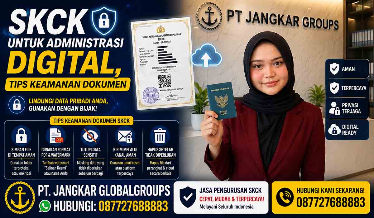 SKCK untuk Administrasi Digital, Tips Keamanan Dokumen