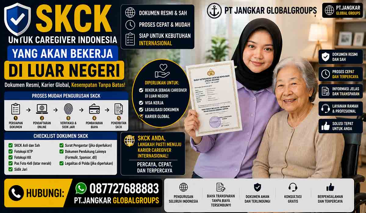 SKCK untuk Caregiver Indonesia yang Akan Bekerja di Luar Negeri