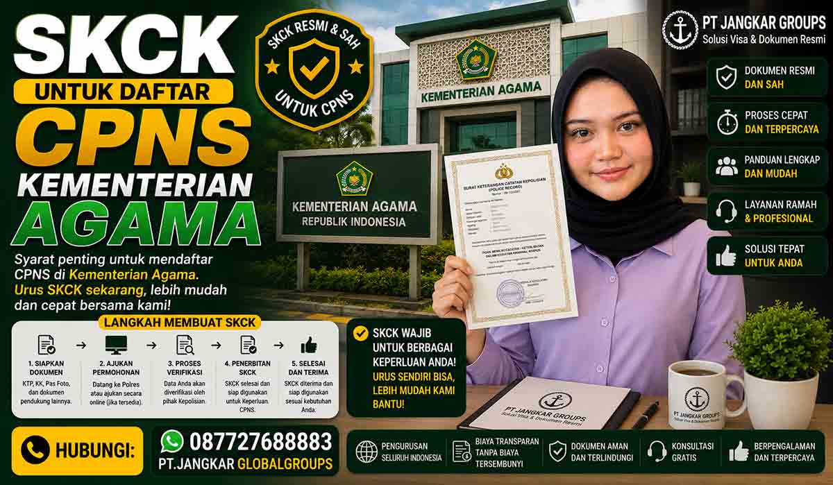 SKCK untuk Daftar CPNS Kementerian Agama