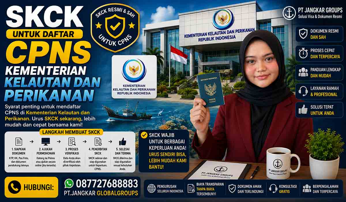 SKCK untuk Daftar CPNS Kementerian Kelautan dan Perikanan