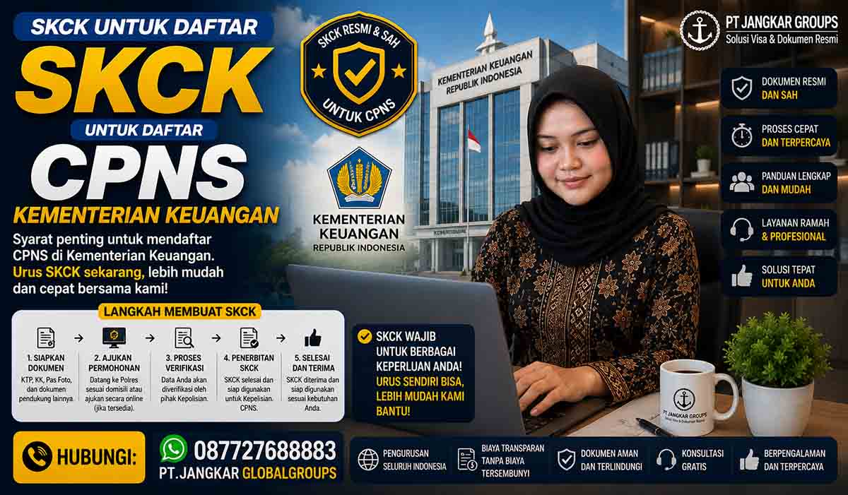SKCK untuk Daftar CPNS Kementerian Keuangan