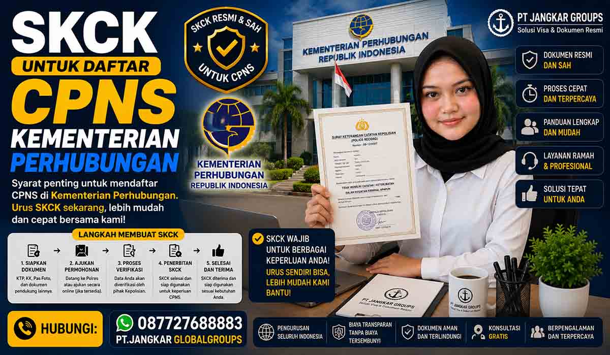 SKCK untuk Daftar CPNS Kementerian Perhubungan