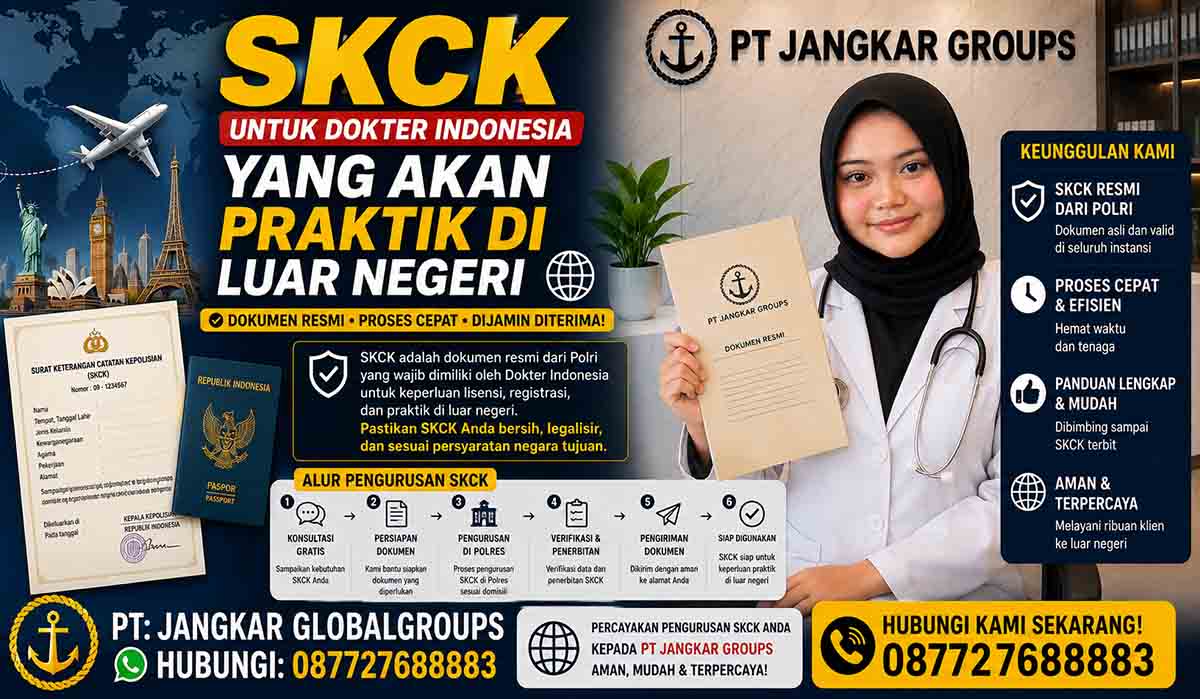 SKCK untuk Dokter Indonesia yang Akan Praktik di Luar Negeri