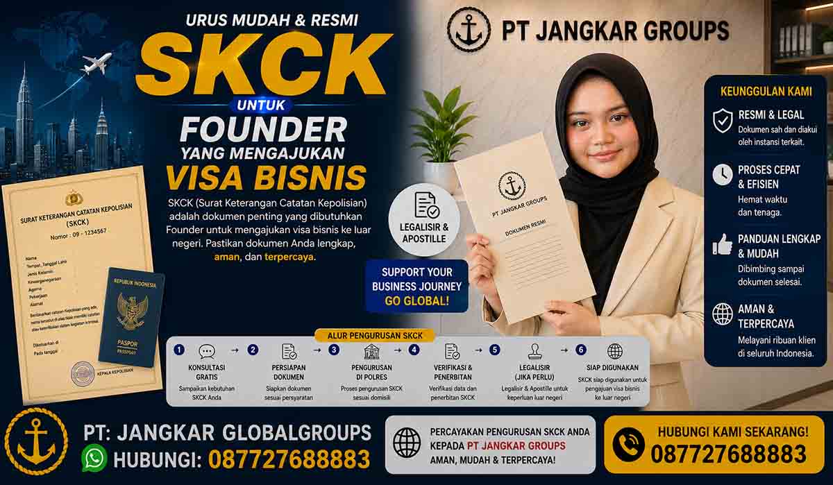 SKCK untuk Founder yang Mengajukan Visa Bisnis