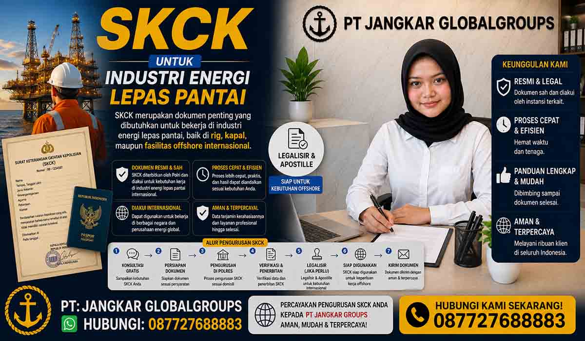 SKCK untuk Industri Energi Lepas Pantai