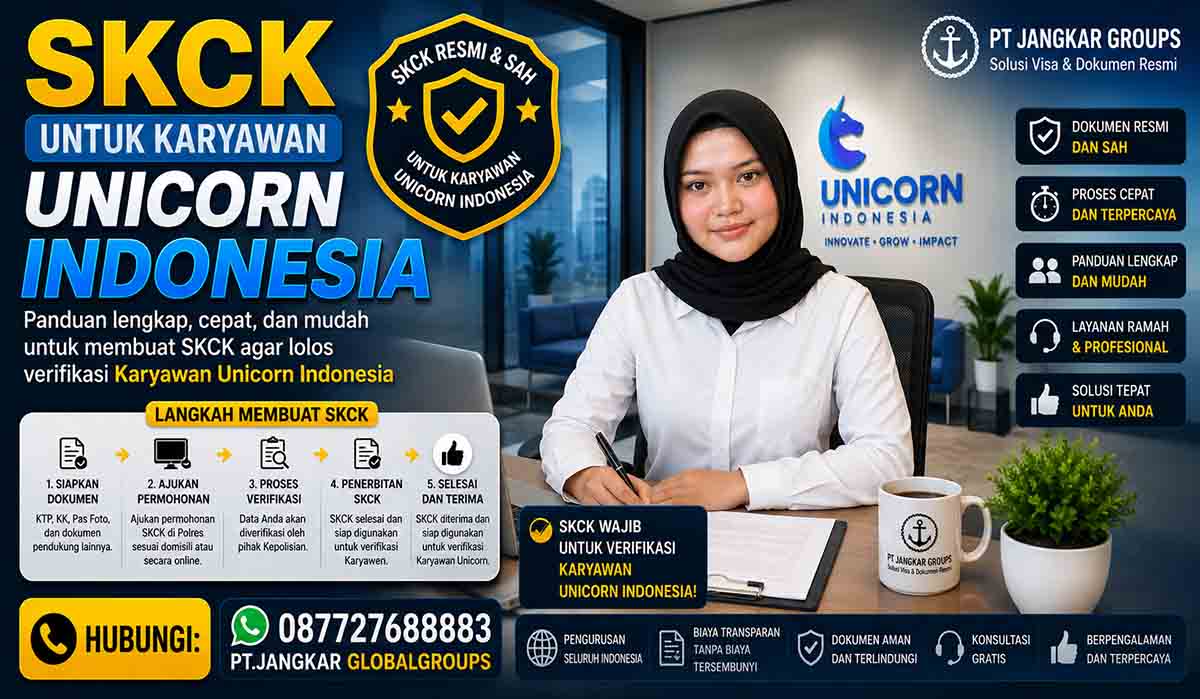 SKCK untuk Karyawan Unicorn Indonesia