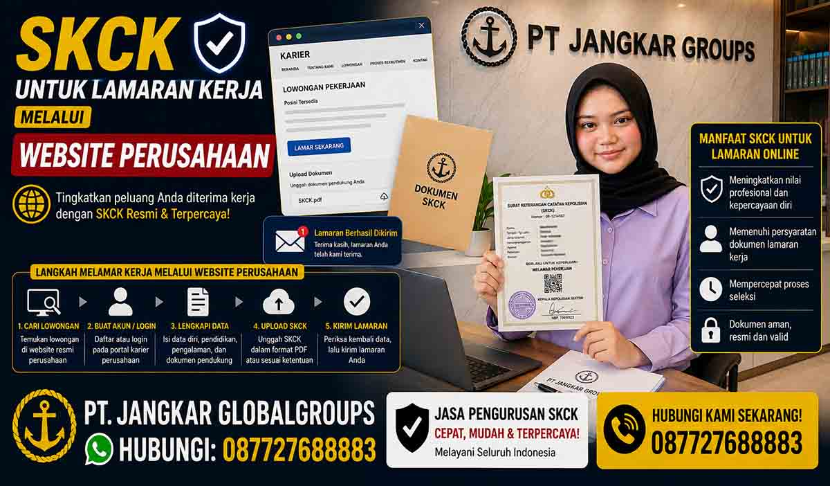 SKCK untuk Lamaran Kerja melalui Website Perusahaan