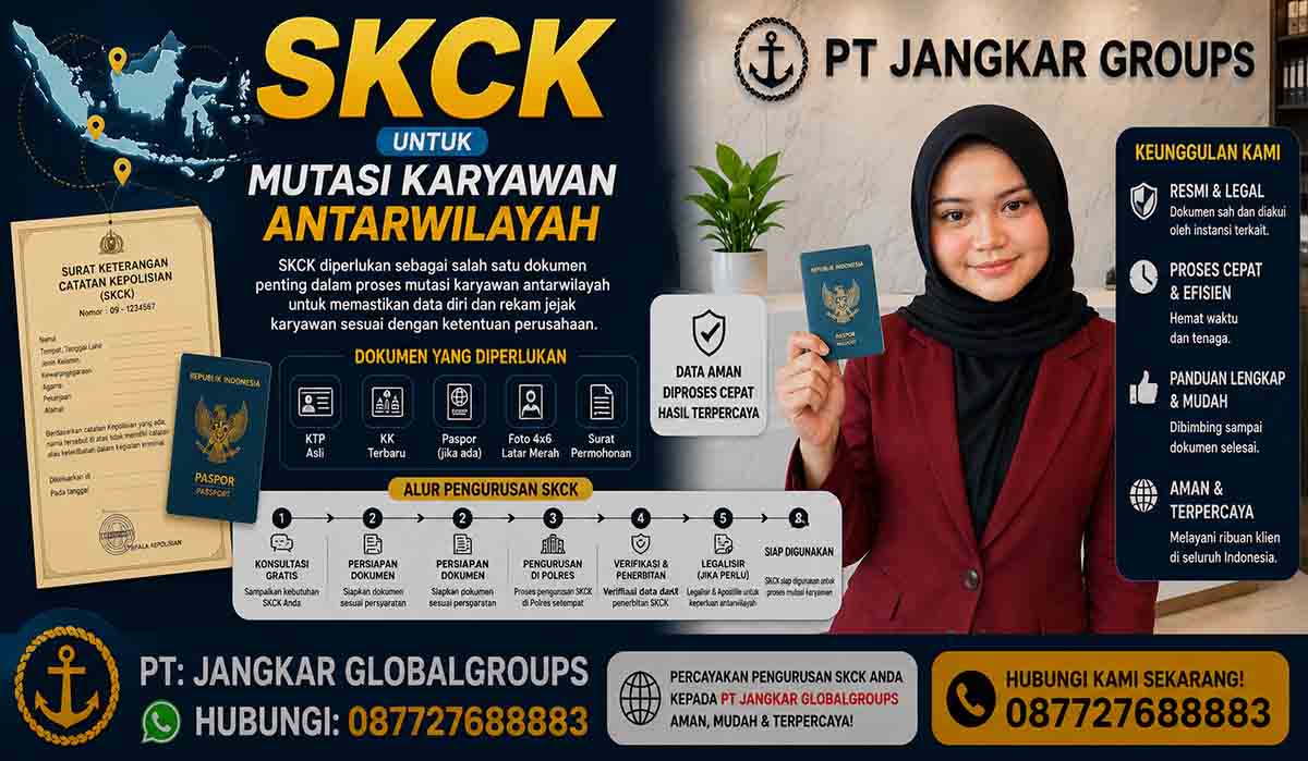 SKCK untuk Mutasi Karyawan Antarwilayah